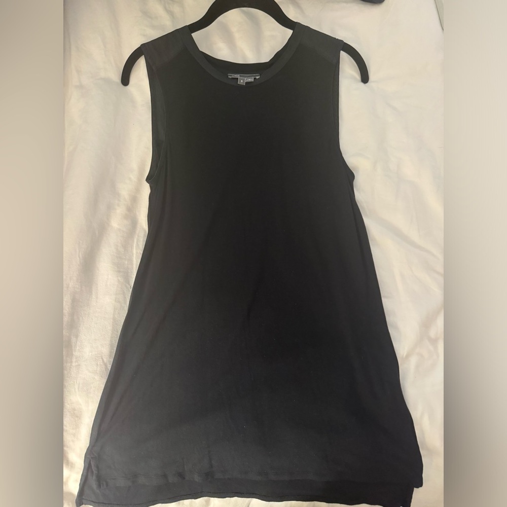 Vince tank/tunic with sheer back size small